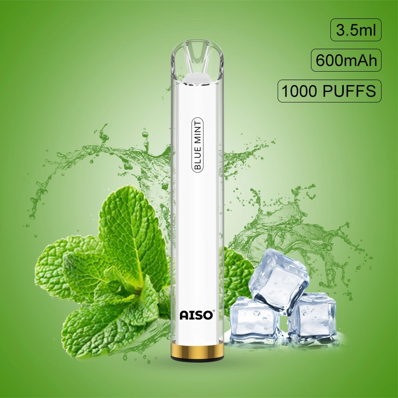 Aiso Ecigs with Transparant Glowing 3.5ml 600mAh Battery 1000puffs Pen Style vapes