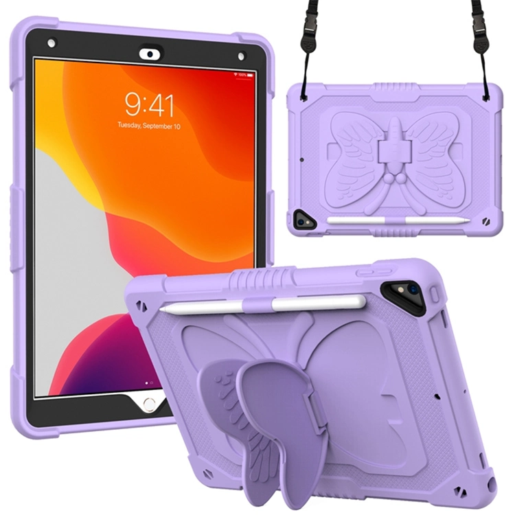 Nouveau Butterfly béquille Heavy Duty cas robuste résistant aux chocs pour l'iPad 4 de l'Air 10,9 pouces iPad Pro 11 pouces 2020 2020 2018