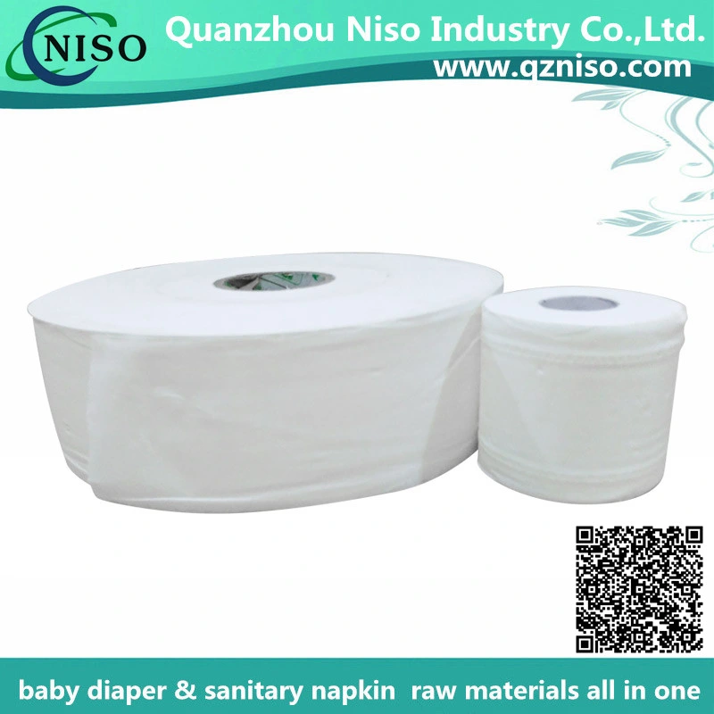 Top Grade Jumbo Roll Tissue for Baby Diaper Raw Materials Wrap Tissue Paper