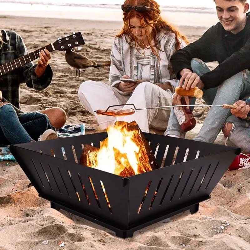 Portable Outdoor Winter Heating Tool Fire Pot Fire Pit BBQ Grill