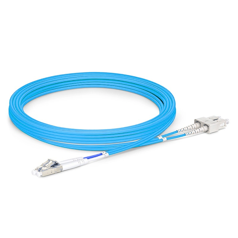 China FTTX 2/4/6/8/12/16/24 Core LC/Sc/St/FC Connector LC-Sc APC Multimode Om4 LSZH PVC Fiber Optic Optical Patch Cord Pigtail Jumper Cable