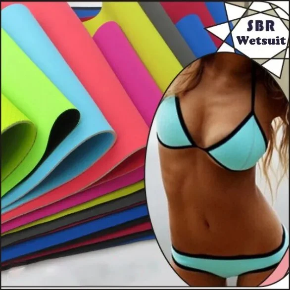 SBR Neoprene Manufacturers Waterproof Coated 2mm 3mm 5mm Noprene Fabric for Make Bags, Clothing, Wetsuit