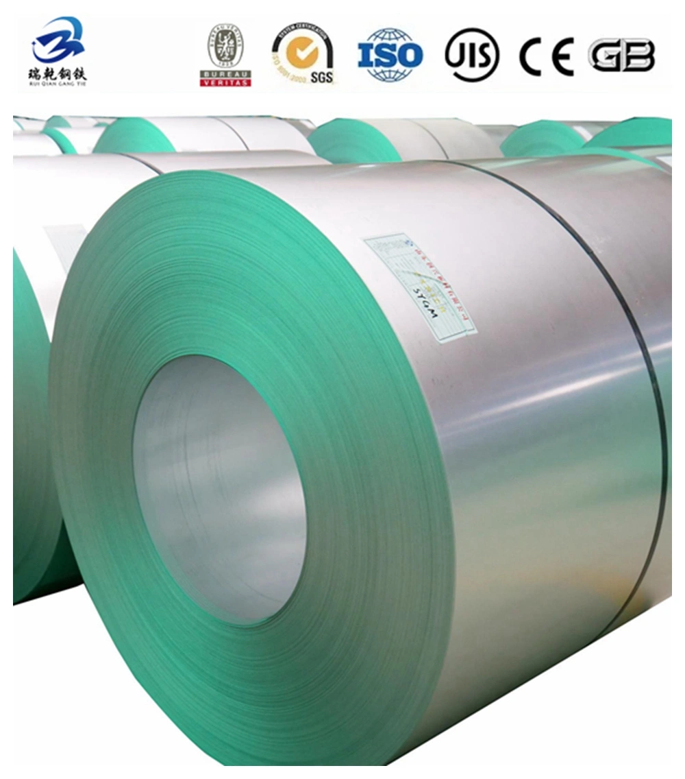 Zinc Coated Steel SGCC SPCC Dx51d CRC Dx51d 0.25mm 0.35mm Thick Galvanized Galvanised Steel Coil 40 60GSM for PPGI /Construction /Roof Sheet