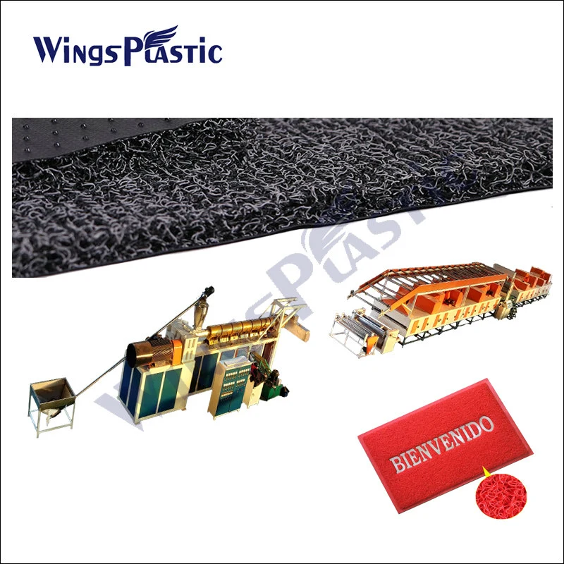 Best Machine Produce PVC Plastic Coil Car Mat with Spike Backing