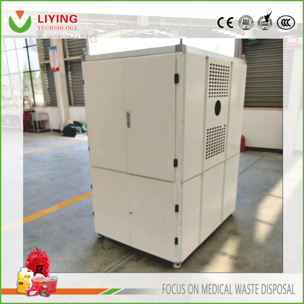 No Waste Water Produced High Pressure Microwave Sterilizer with Shredder Function System