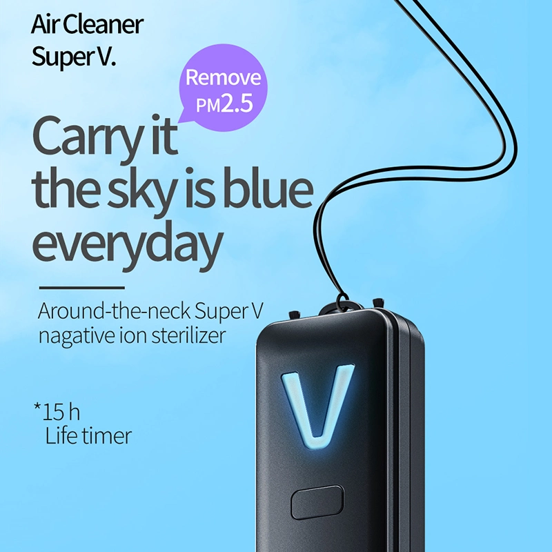 with Car Holder Stock Necklac Air Purifier, Portable Wearable Personal Air Purifiers