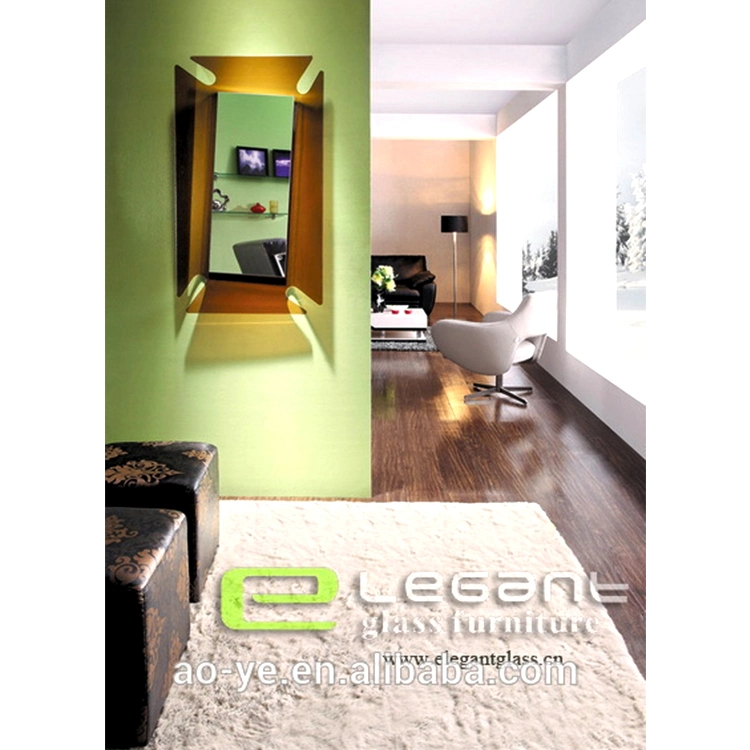 Glass Mirror With Painting -J04