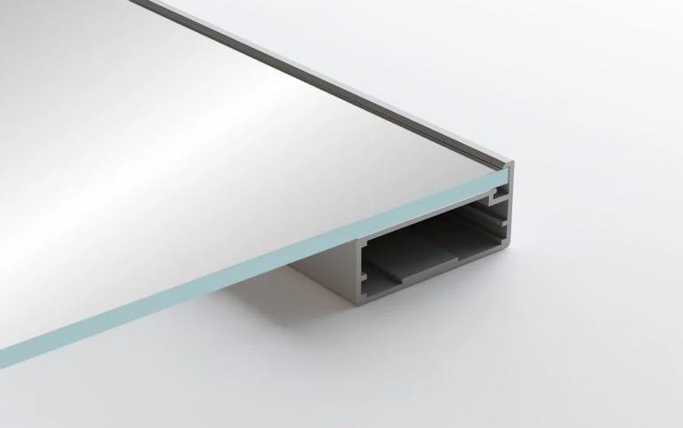 Großhandelspreis für Aluminium-Rahmen-Kabinetttüren für Küchenschrank