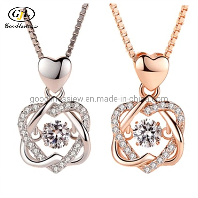Fashion Charm Colorful Stainless Steel Necklace Women Fashion Jewelry Necklace