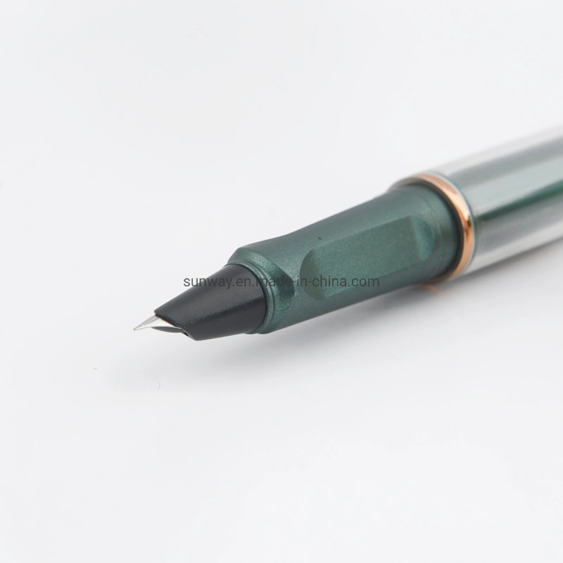 Nouveau stylo-plume élégant avec logo gravé, rechargeable, encre effaçable et cool.