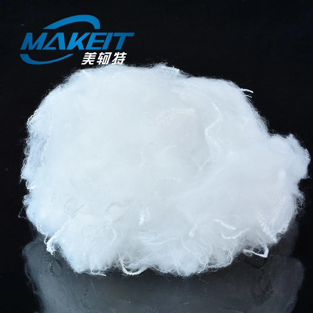 Down-Like Polyester Staple Fiber for Wadding and Soft Polyfill Bedding Material