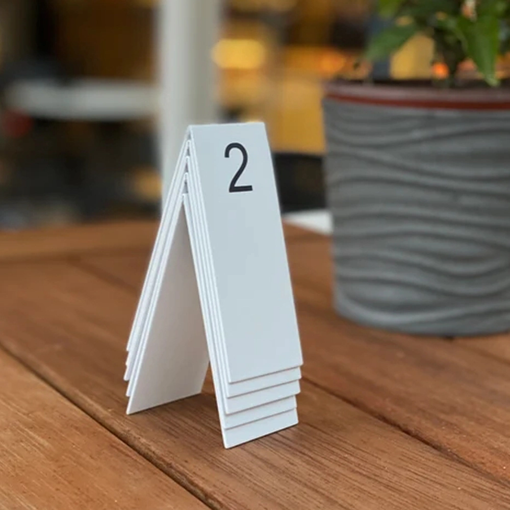 Custom Minimalist Wedding Numbers, Table Number