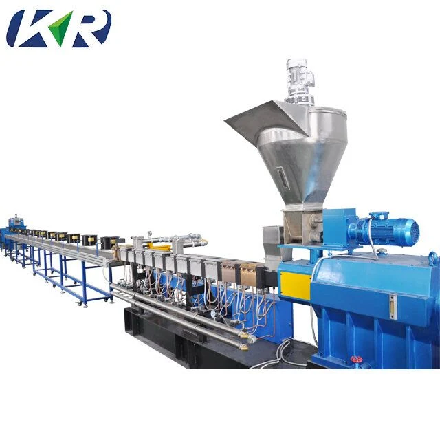 Co-Rotating Twin Screw Biodegradable Plastic Extruder Bio Plastic Machine Starch Bioplastic Granulator