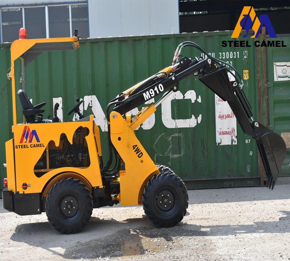 Steel Camel M910 Telescopic Front Loader Swing Backhoe Power Arm Tractor