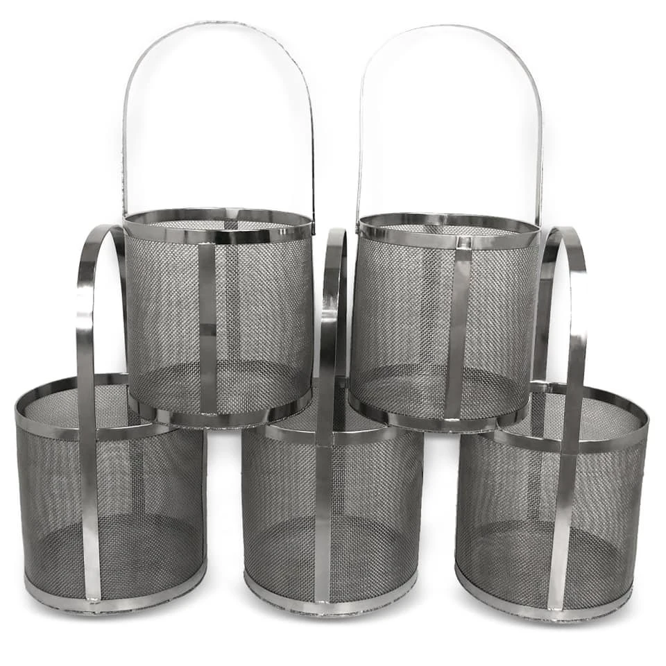 Stainless Steel Filter Sintered Mesh Basket Filter Industrial Strainer Filter Baskets Iron Wire Mesh