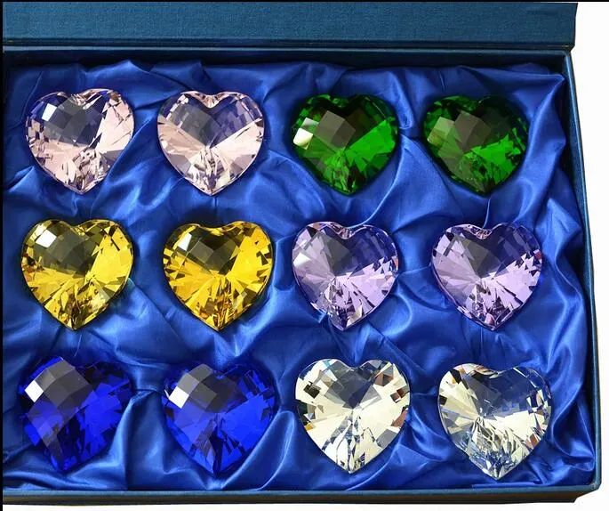 Crystal Gifts Exhibition Souvenir Crystal Heart Diamond