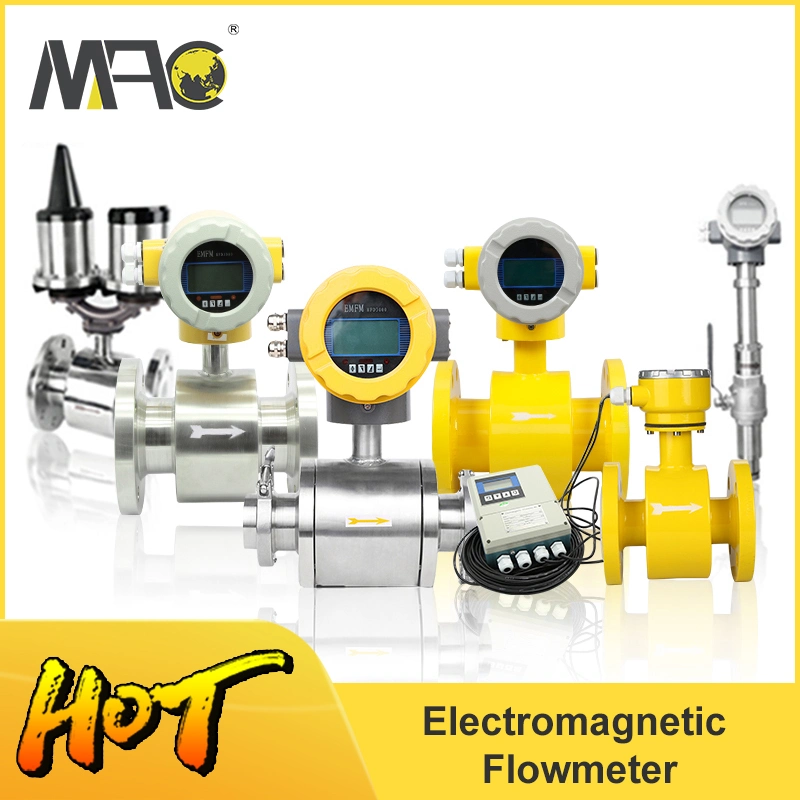 Digital de Alta Calidad de Aguas Residuales del medidor de flujo magnético Caudalímetro electromagnético