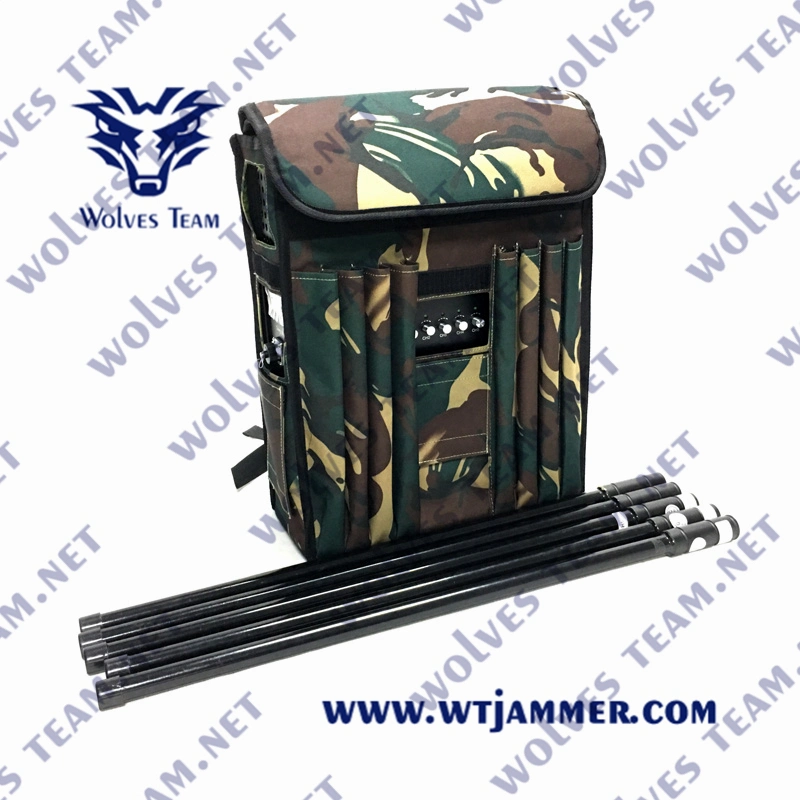 Backpack Jamming Range 100m 3G 4G 5g GSM GPS WiFi Mobile Phone Jammer