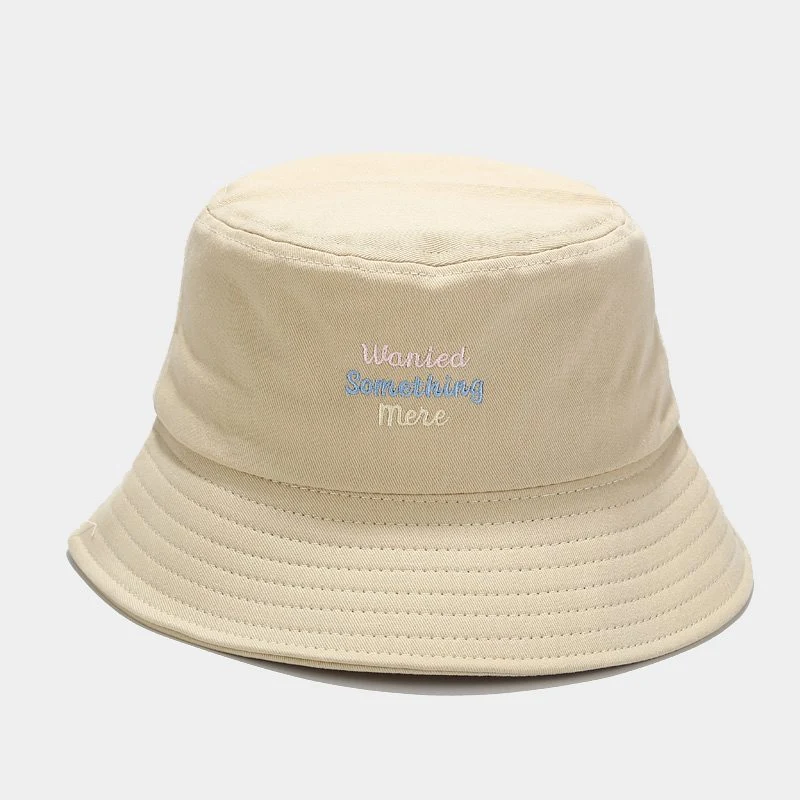 Wholesale Custom Bucket Hat Cotton Sun Protective Outdoor Fisherman Cap for Men and Women