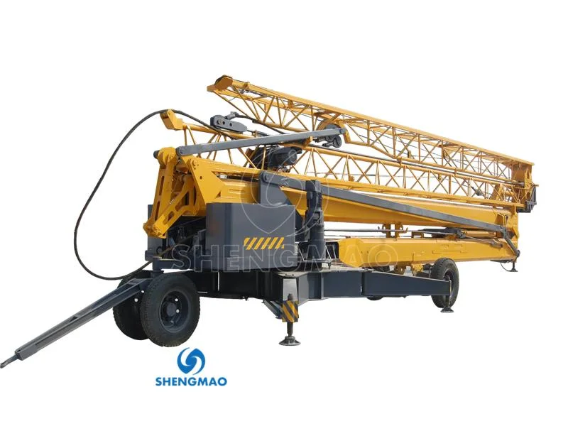 2022 Hot Sale 1t Small Mobile Construction Tower Crane with Factory Price