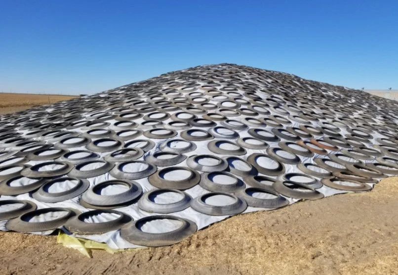 5 ou 6 Mil noir blanc cache-bunker Tarps de soie