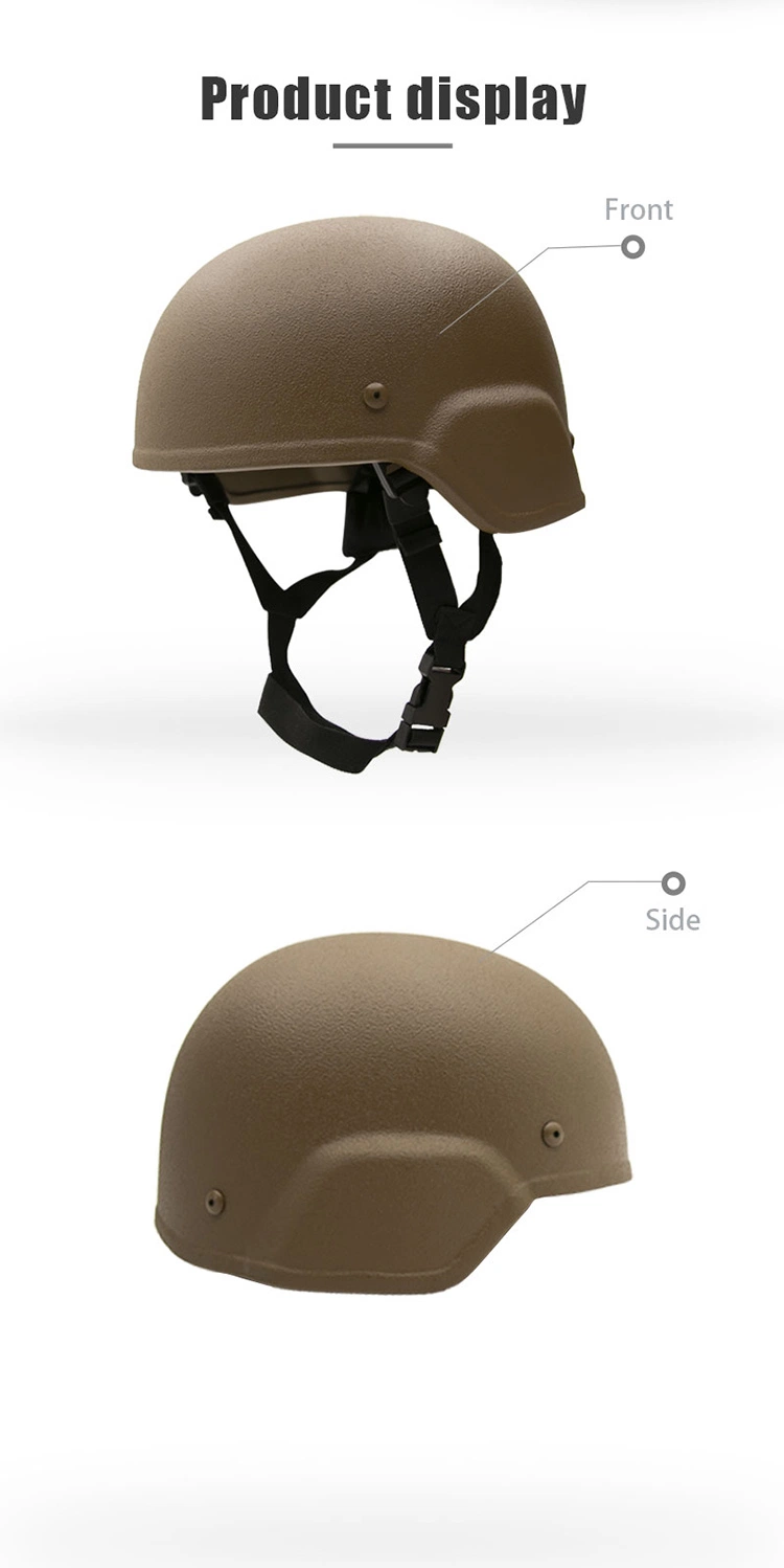 Military Law Ballistic Advanced Combat Enforcement Ergonomic Design Aramid/UHMWPE Hard Advanced Combat Helmet