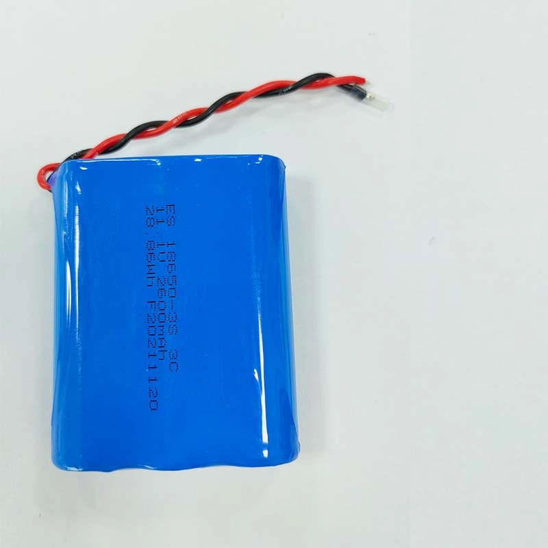 Batería de litio recargable de alta tensión 11,1V 18650 3S 2600mAh Para el robot de barrido