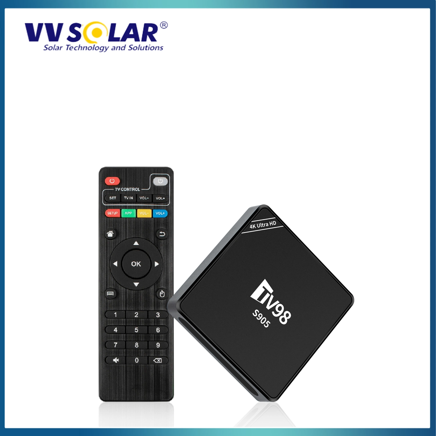 Most Popular TV98q TV Box Android 10.0 Upgrade to 12.1, Allwinner H313 2.4G WiFi 4K