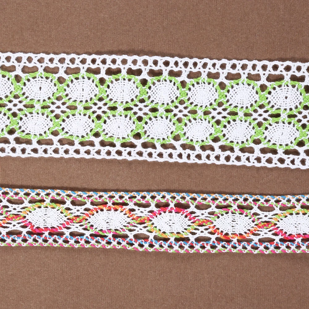 Color Cotton Crochet Lace Ribbon Garment Sewing Decorative