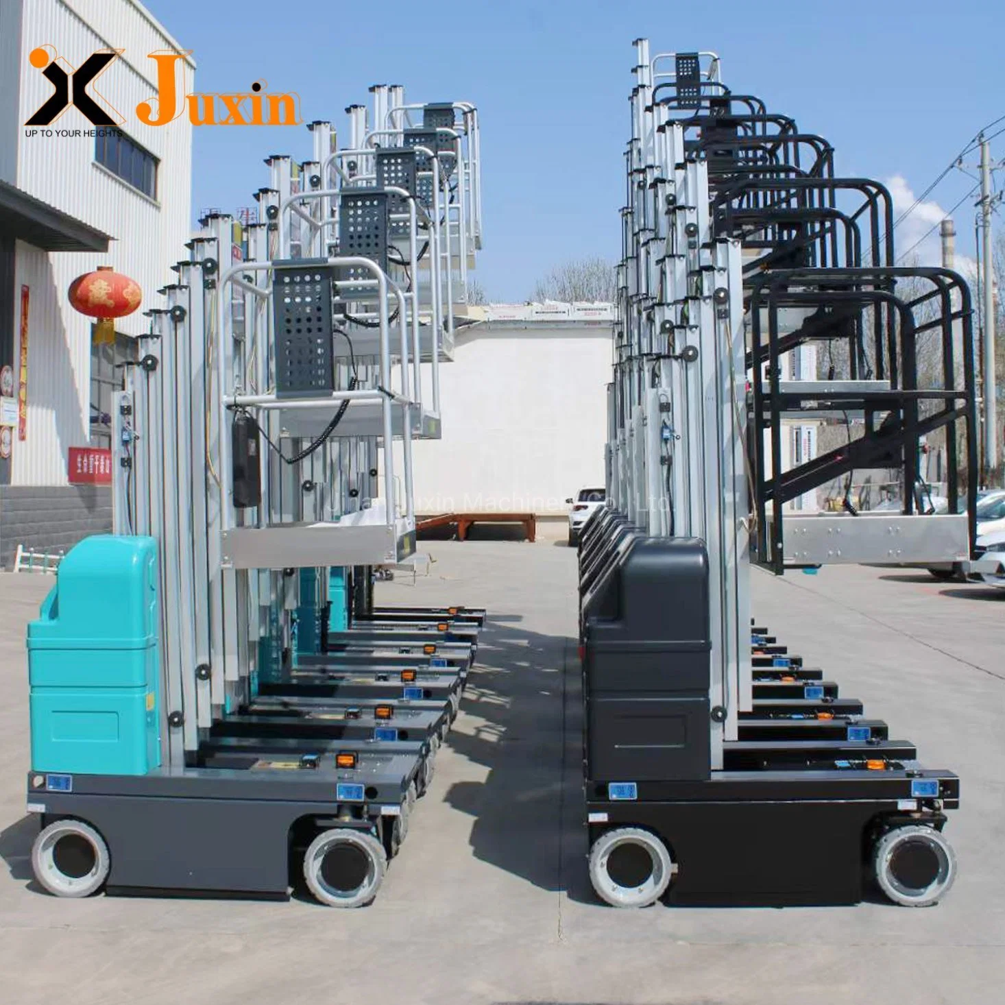 Electric Work Platform Hydraulic Lift Mobile Ladder