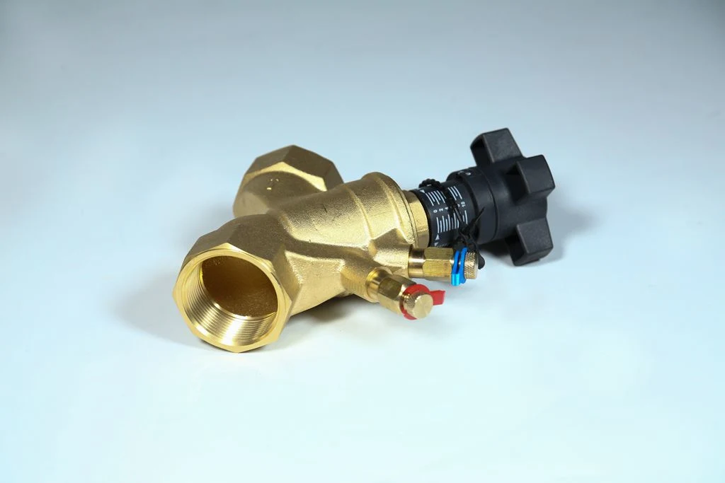 Static Balancing Valve Brass Pn25 Threaded End DN15-DN50