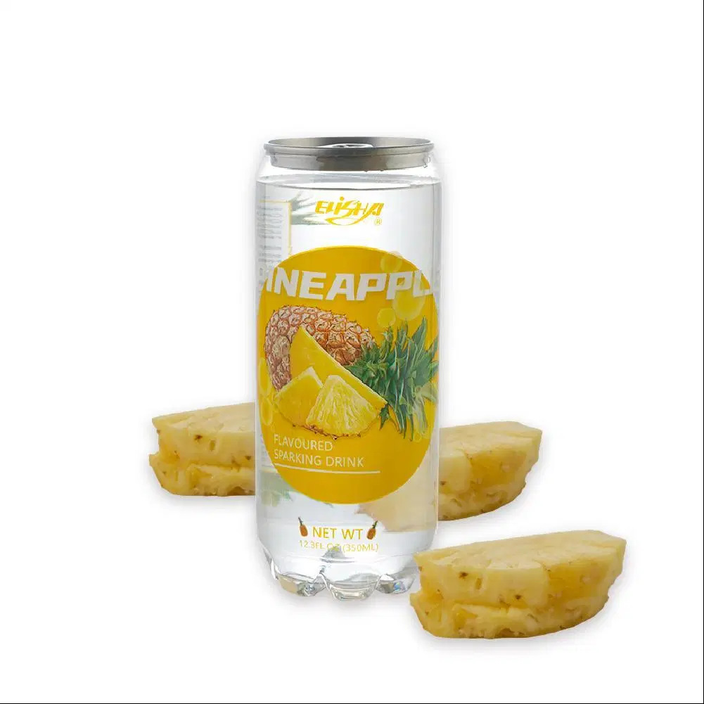 Wholesale/Supplierr Good Price Preventing Dehydration Soda Water 350ml Sparkling Pineapple Flavor