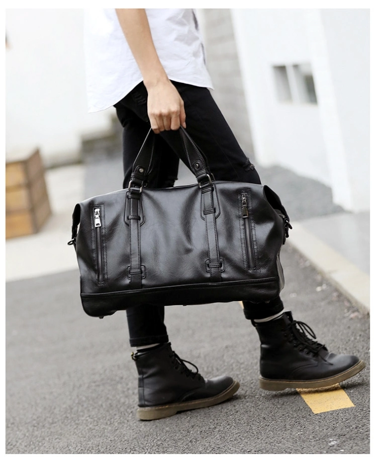 Strong Texture PU Large Capacity Luggage Travel Bag