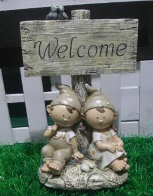 High Quality Funny Polyresin Children Decor-Z005