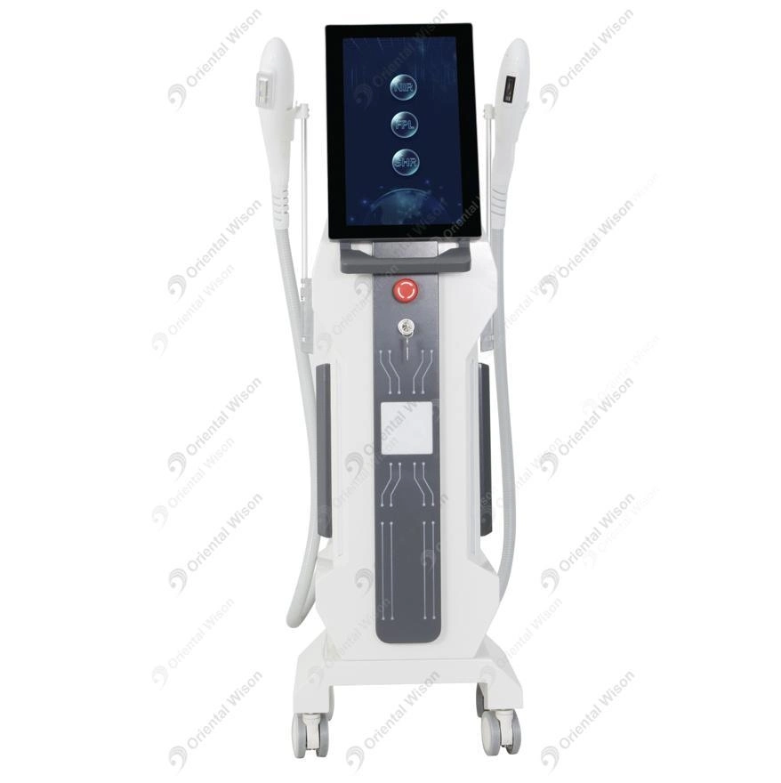 2 Handles Multifunction Fpl Honeycomb Cell Light Hair Removal Nir Milk Light Skin Rejuvenation Machine