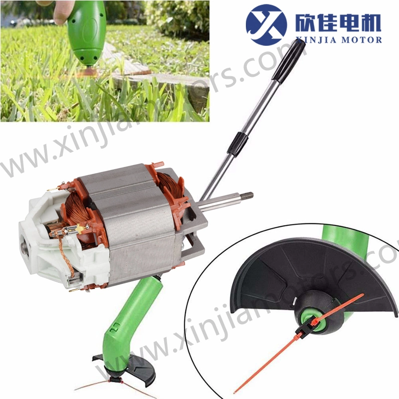 AC/DC Motor Electrical Universal Motor Electric Engine 7645L with Aluminum Bracket for Electric String Trimmer