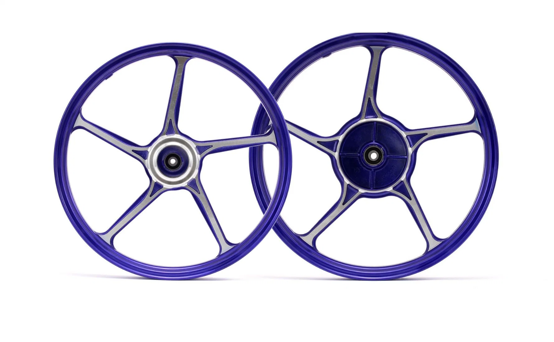 LC135 Type 511 Blue Motorcycle Rims 17 Inch CNC