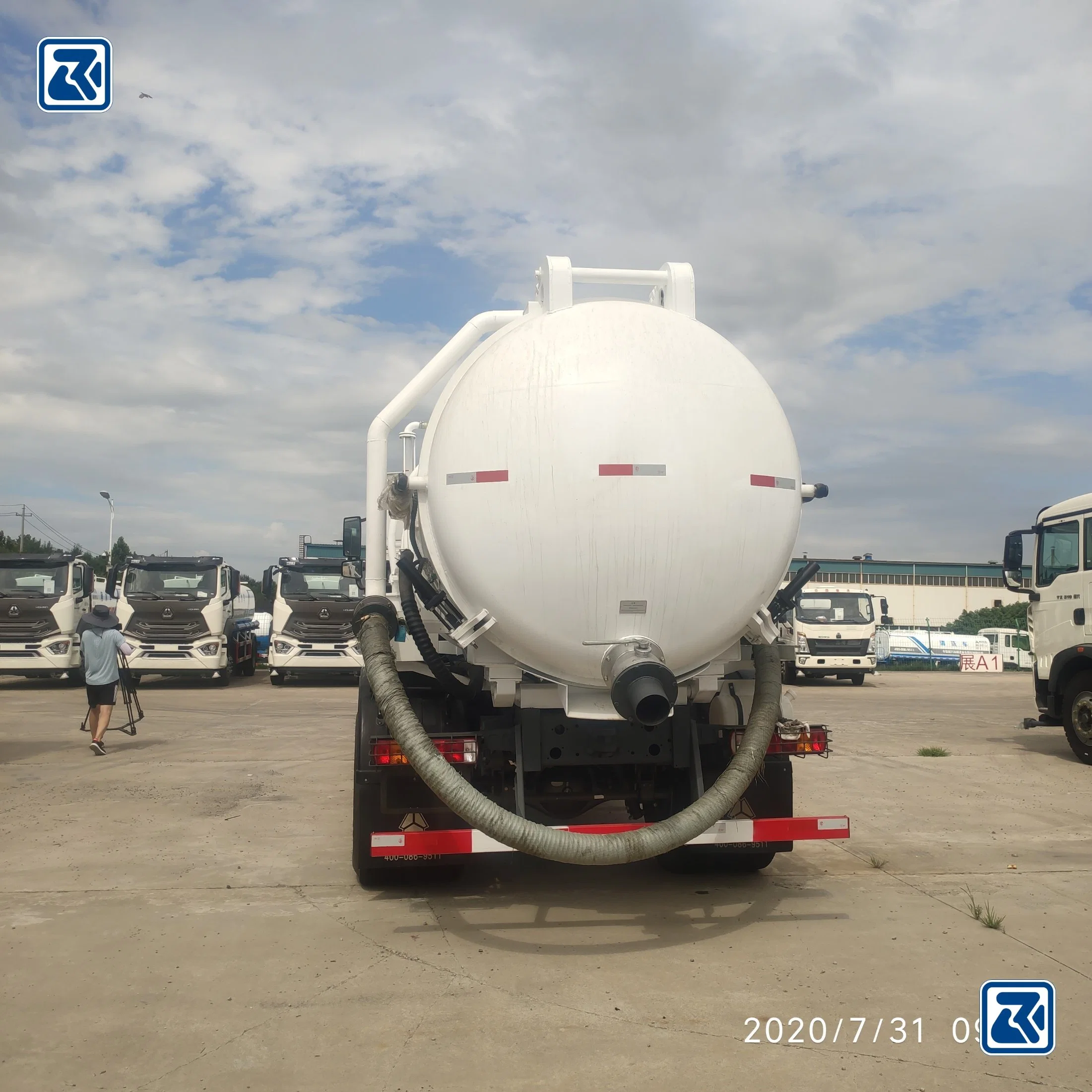 HOWO Sinotruk/Sinotruck New or Used 16m3 4X2 Septic Pump Trucks/Vacuum High Pressure Special Sewage Suction Truck Price for Waste/Water/Tanker/Tank/Washer