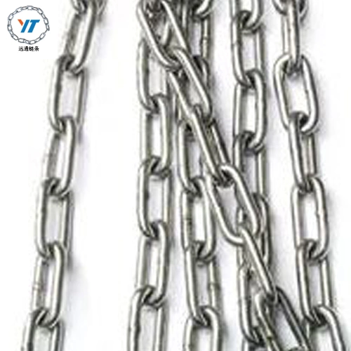 Chinese Stainless Steel Link Lifting Chain DIN763 with ISO Certification for Rigging Hardware