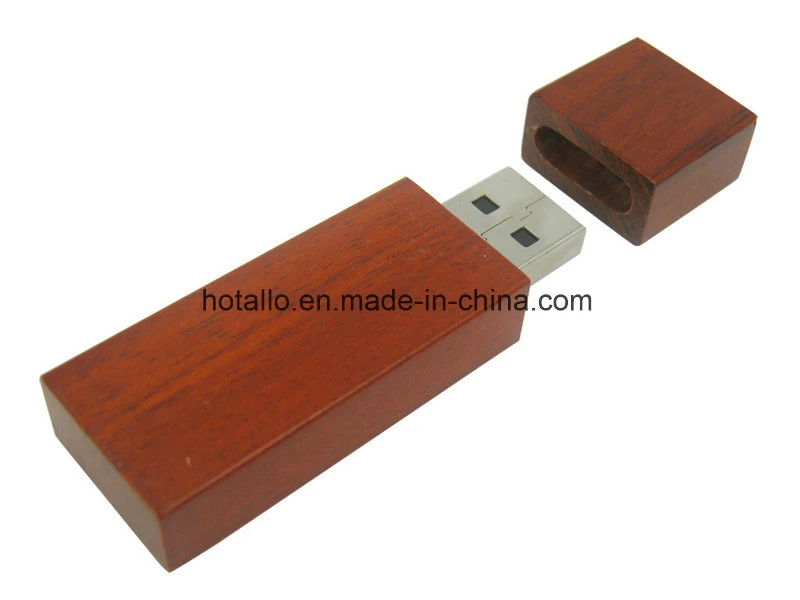 USB Stick with Environmentally-Friendly Wooden Housing (W701)