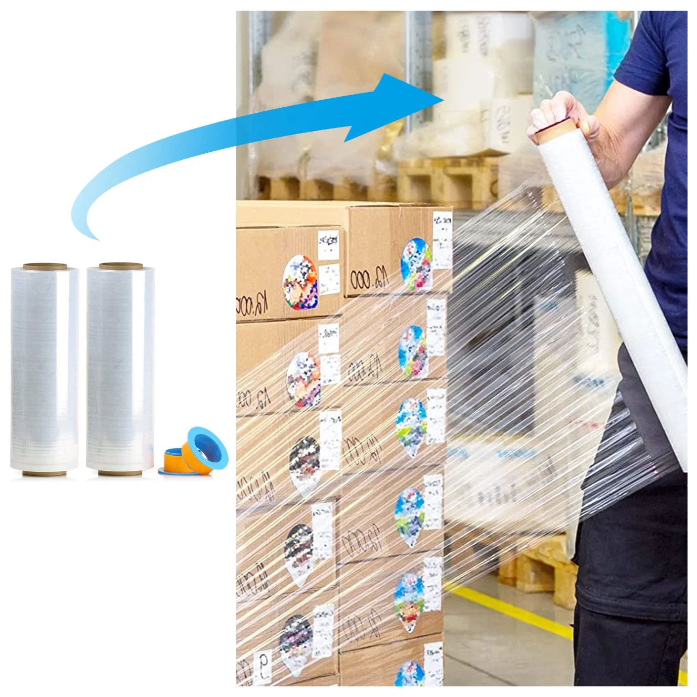 Factory Price Pallet Film LLDPE Stretch Wrap Film\ Shrink Film