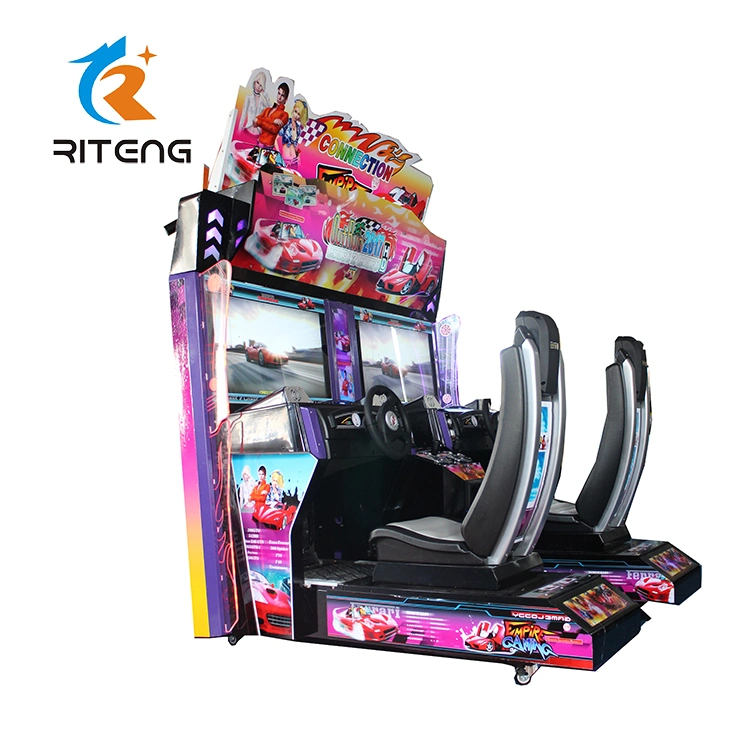 Máquina de juego de carreras de arcade. Juegos de carreras de coches para adultos.