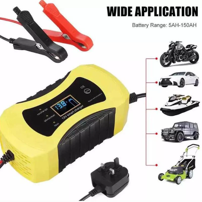 Best 12V 8A Smart Battery Charger for Car motorcycle