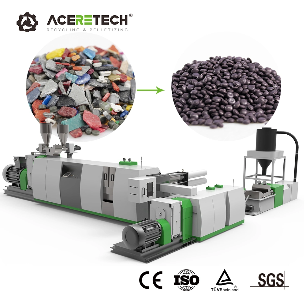 Electric Plastic Recycling Extruder Machine with Rich Plastic Recycling Experience