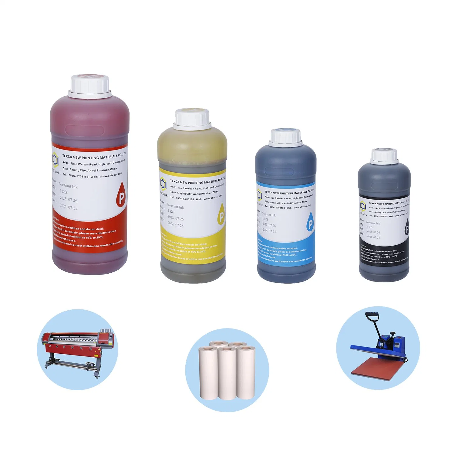 with Favorable Price Cmyk 1kg Printing Ink Sublimation Ink for Epson Printer Textile Printing Ink