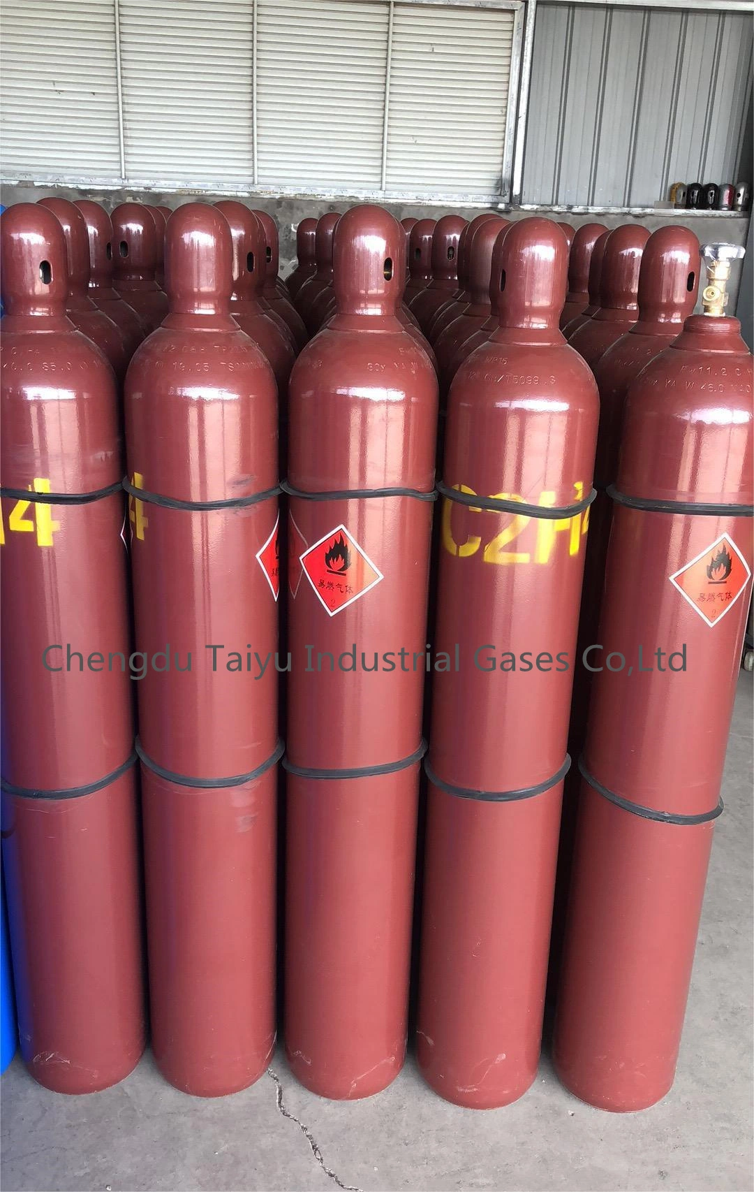 40L Cylinder Industrial Grade 99.95% C2h4 Ethylene Gas