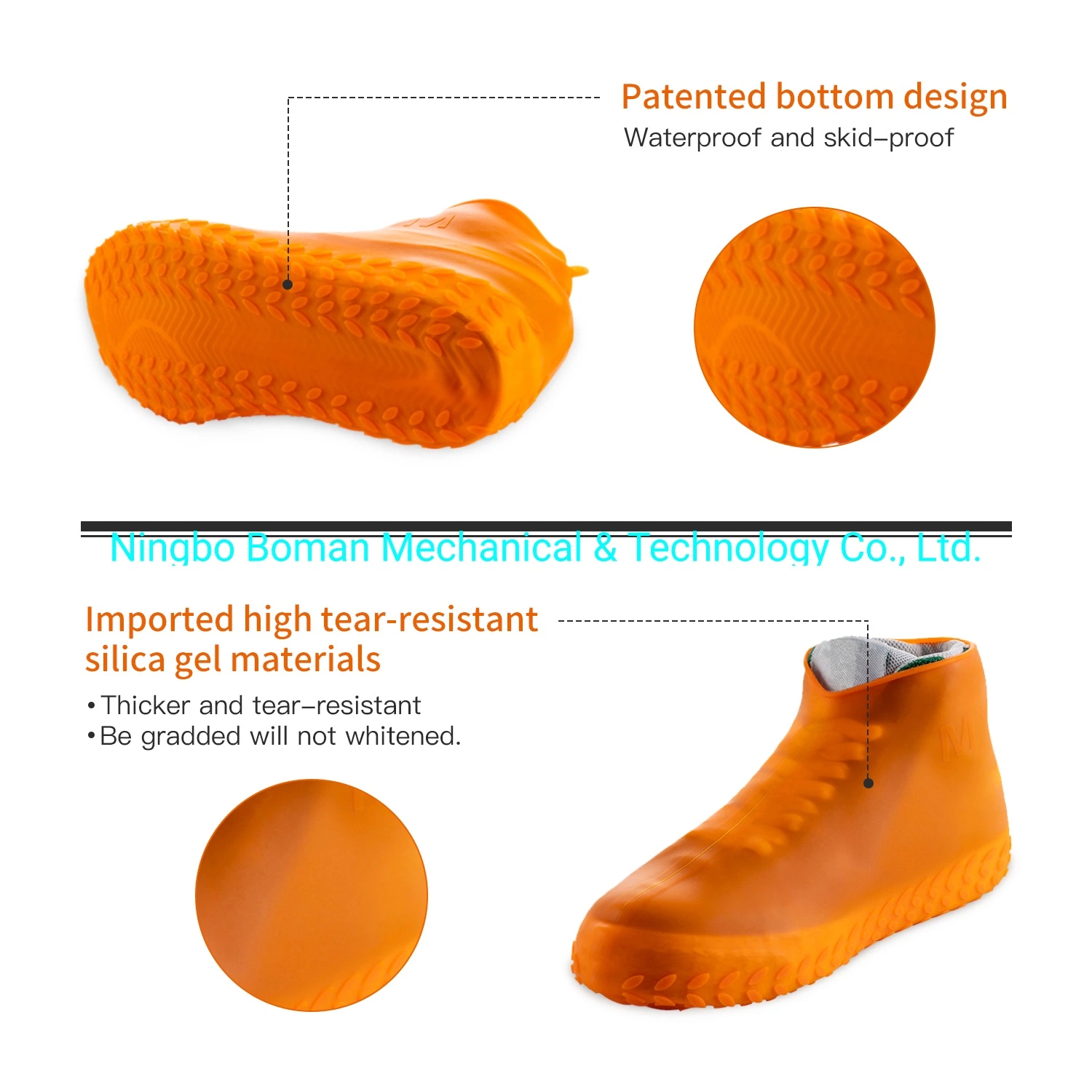 Silicone Rubber Product, Rubber Parts, Rubber Shoe Cover