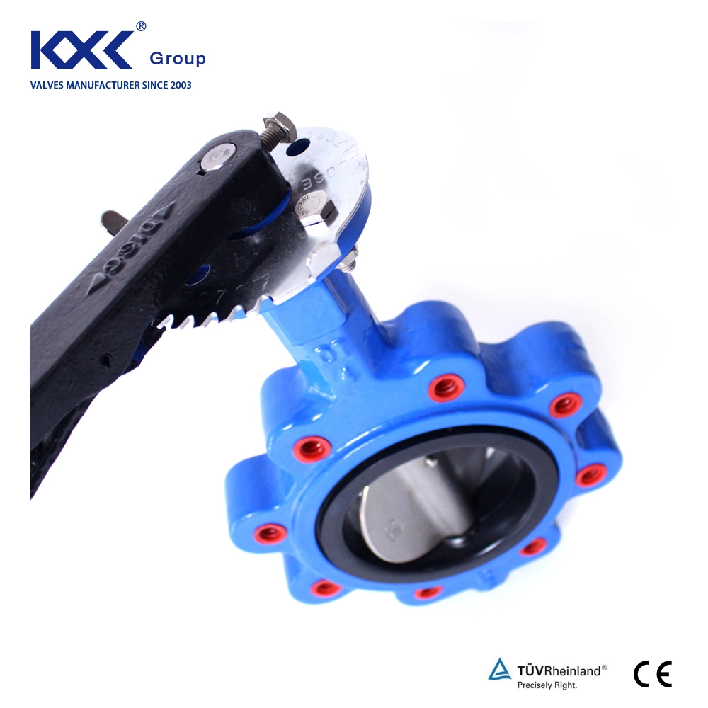 Lt Cast Ductile Iron Wafer Lug Type Butterfly Valve with Hand Lever