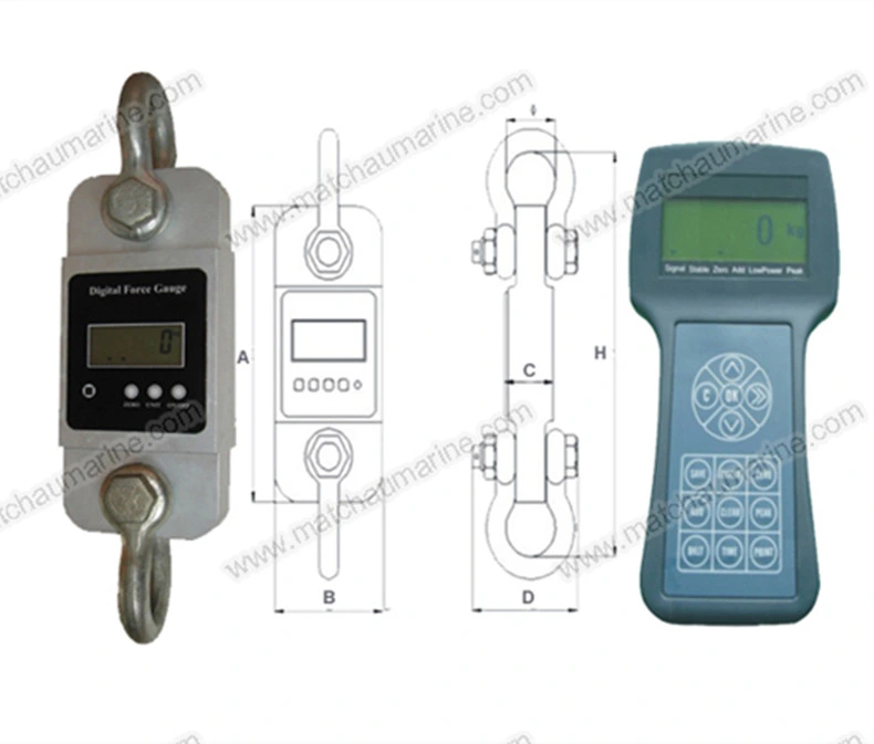 Crane Load Test Water Bags Used Wireless Load Cell