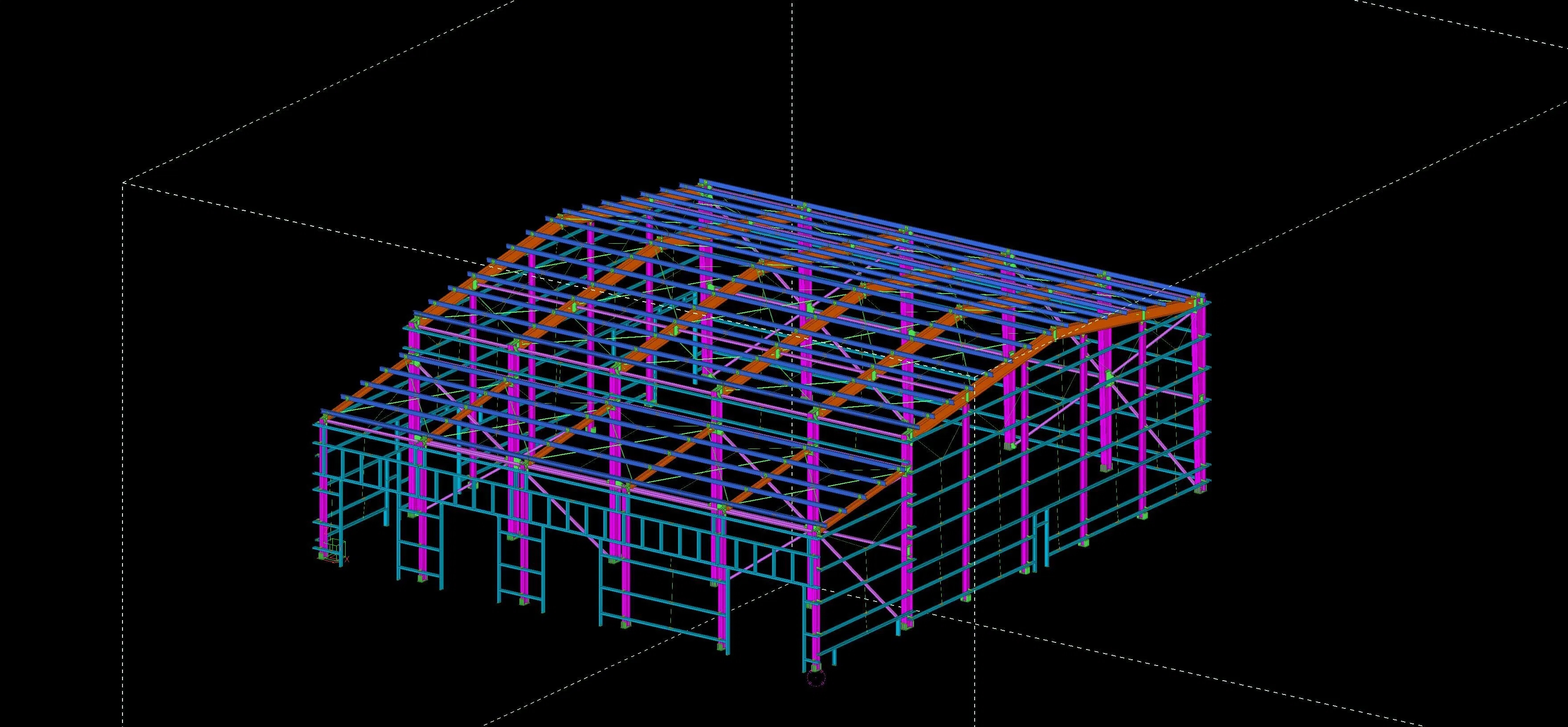 Prefabricated Windproof Light Steel Frame Structure Basketball